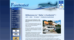 Desktop Screenshot of forellenhof-malter.de