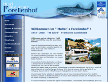 Tablet Screenshot of forellenhof-malter.de